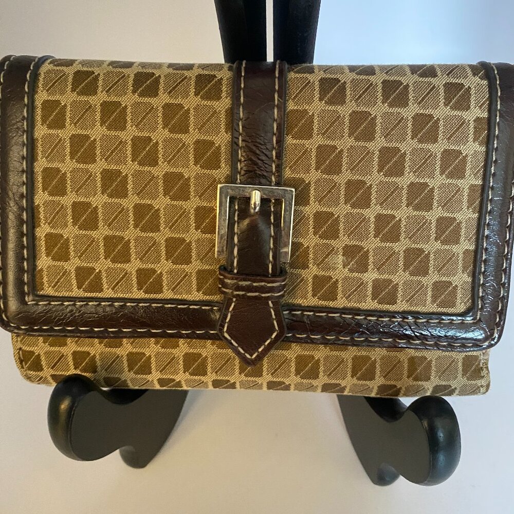 Nine & Co by Nine West Brown Tri-Fold Wallet